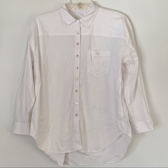 Andrea Jovine Tops - Andrea Jovini White Button Down Shirt